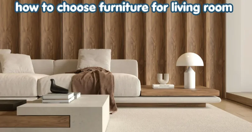 how to choose furniture for living room