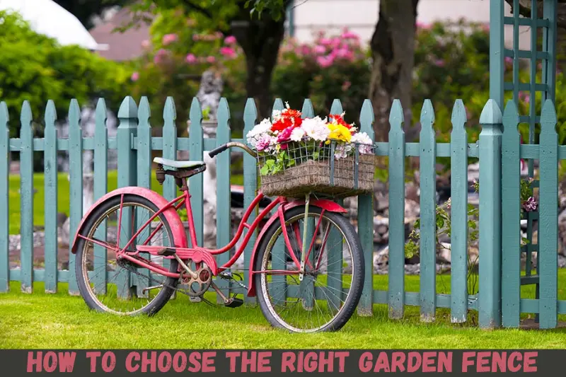 how to choose the right garden fence