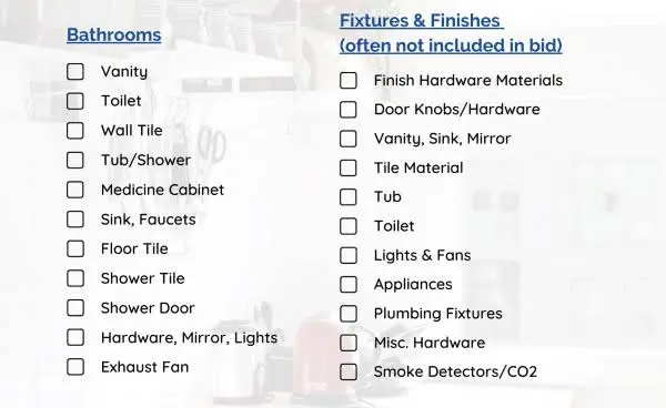 What Is a Home Renovation Checklist?