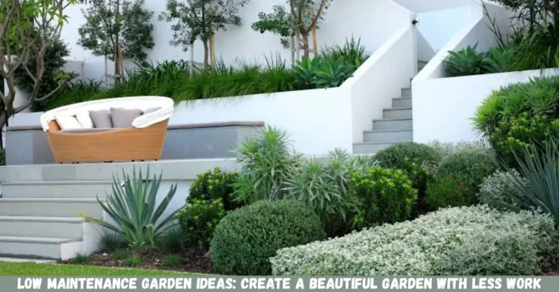 low maintenance garden ideas: create a beautiful garden with less work