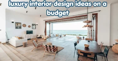 luxury interior design ideas on a budget