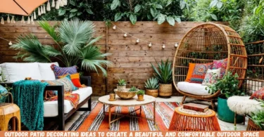outdoor patio decorating ideas to create a beautiful and comfortable outdoor space