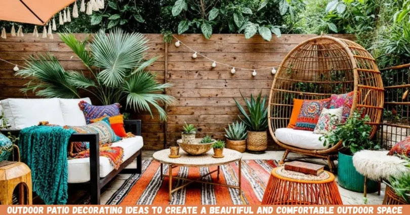 outdoor patio decorating ideas to create a beautiful and comfortable outdoor space