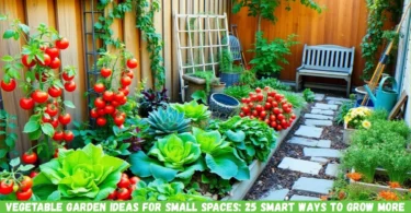 vegetable garden ideas for small spaces: 25 smart ways to grow more