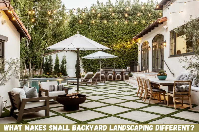 what makes small backyard landscaping different?